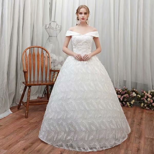 2021 new dressed as a plain bride, off shoulder. 4wx9, Blue;red
2021 new dressed as a plain bride, off shoulder. 4wx9, Blue;red