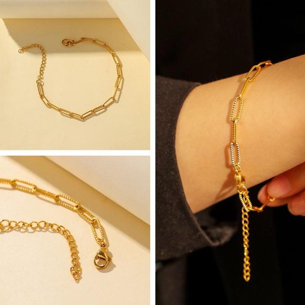 charm twisted punk u link chain bracelet bangle armband rock unique metal chunky bracelets friend jewelry for women, Black
charm twisted punk u link chain bracelet bangle armband rock unique metal chunky bracelets friend jewelry for women, Black