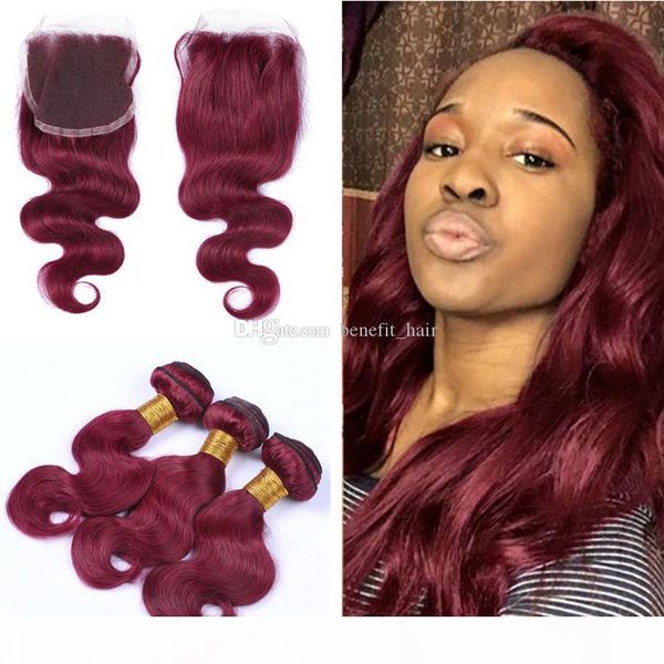 #99j brazilian body wave hair 3bundles with lace closure burgundy hair weaves with closure 4pcs lot, Black
#99j brazilian body wave hair 3bundles with lace closure burgundy hair weaves with closure 4pcs lot, Black