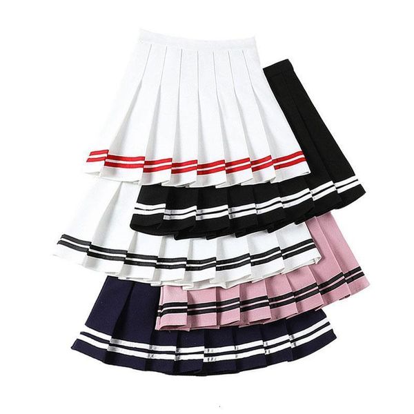 sailor striped stitching women skirt summer a-line pleat skirts sweet girls mini skirt harajuku fashion high waist ladies skirts, Black
sailor striped stitching women skirt summer a-line pleat skirts sweet girls mini skirt harajuku fashion high waist ladies skirts, Black