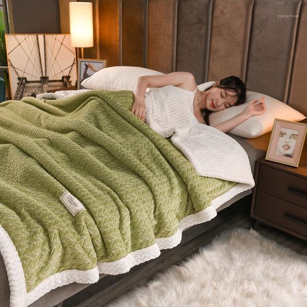 blankets wheat flannel fleece blanket green ab side thicken throw travel sofa multifunction bedclothes quilt home textile 200*230cm1
blankets wheat flannel fleece blanket green ab side thicken throw travel sofa multifunction bedclothes quilt home textile 200*230cm1