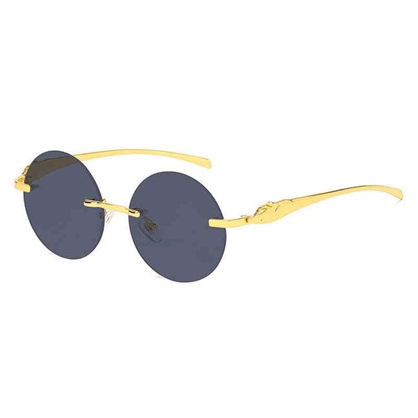 70% off clearance online new kajia metal leopard head frameless men's round frame net red sunglasses women's glasses, White;black
70% off clearance online new kajia metal leopard head frameless men's round frame net red sunglasses women's glasses, White;black