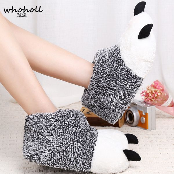 whoholl winter warm man women home slippers animal panda paw plush slippers female thermal soft cotton indoor house shoes y200706, Black
whoholl winter warm man women home slippers animal panda paw plush slippers female thermal soft cotton indoor house shoes y200706, Black