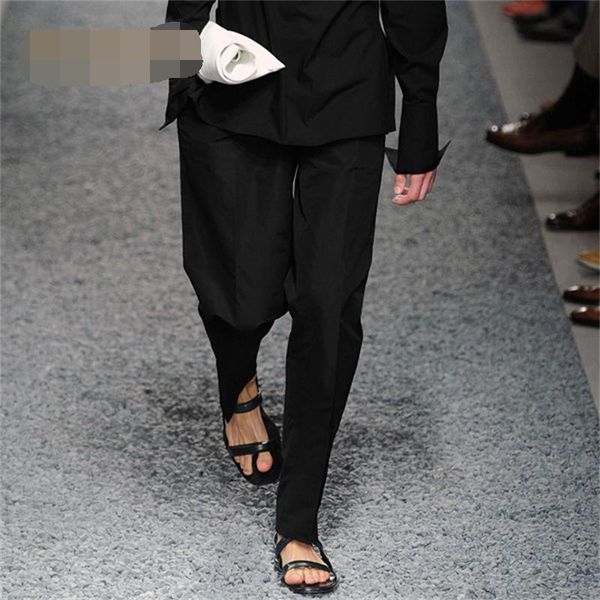 men's casual pants loose catwalk 2020 spring and summer thin personality black trousers plus size british feet harem pants
men's casual pants loose catwalk 2020 spring and summer thin personality black trousers plus size british feet harem pants