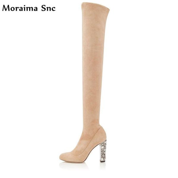 moraima snc fashion women boots handmade vintage suede crystal round toe high heel over-knee-high gladiator boot square heel, Black
moraima snc fashion women boots handmade vintage suede crystal round toe high heel over-knee-high gladiator boot square heel, Black
