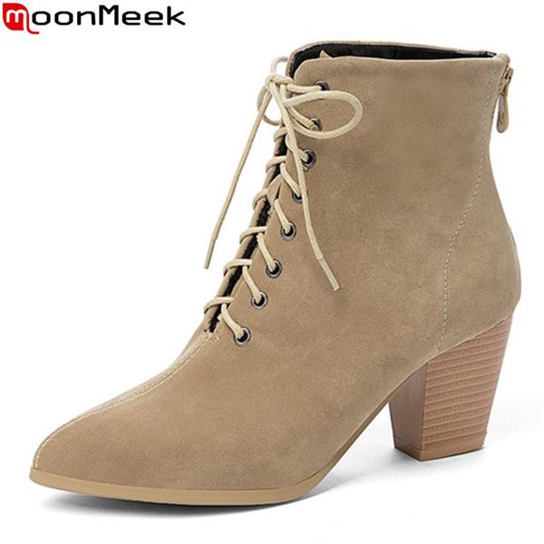 boots moonmeek 2021 large size 33-46 fashion ankle thick high heels pointed toe ladies shoes winter lace up women, Black
boots moonmeek 2021 large size 33-46 fashion ankle thick high heels pointed toe ladies shoes winter lace up women, Black
