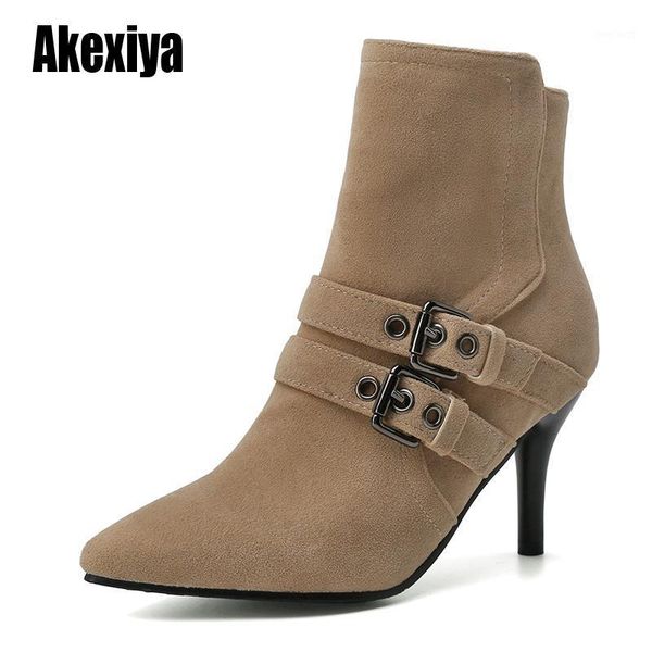 stiletto heels boots women black pointed toe suede shoes buckle pumps ankle boots spring autumn large size 43 u5681
stiletto heels boots women black pointed toe suede shoes buckle pumps ankle boots spring autumn large size 43 u5681