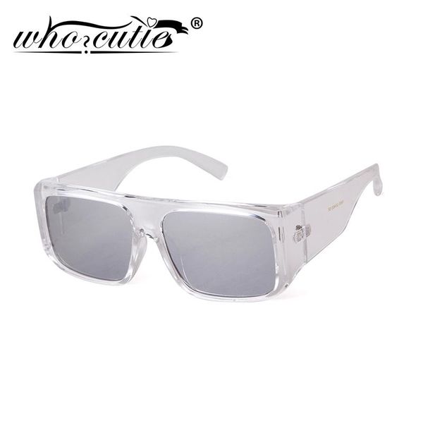 who cutie transparent goggles sunglasses women men 2020 brand design vitnage clear frame mirror lens sun glasses shades s164, White;black
who cutie transparent goggles sunglasses women men 2020 brand design vitnage clear frame mirror lens sun glasses shades s164, White;black