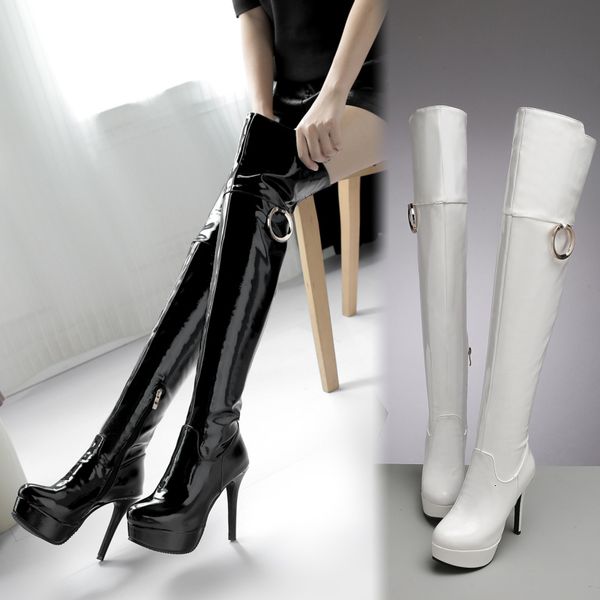 2021 women over-the-knee metal decoration european heels and americans coxa women's platform boots eb26, Black
2021 women over-the-knee metal decoration european heels and americans coxa women's platform boots eb26, Black