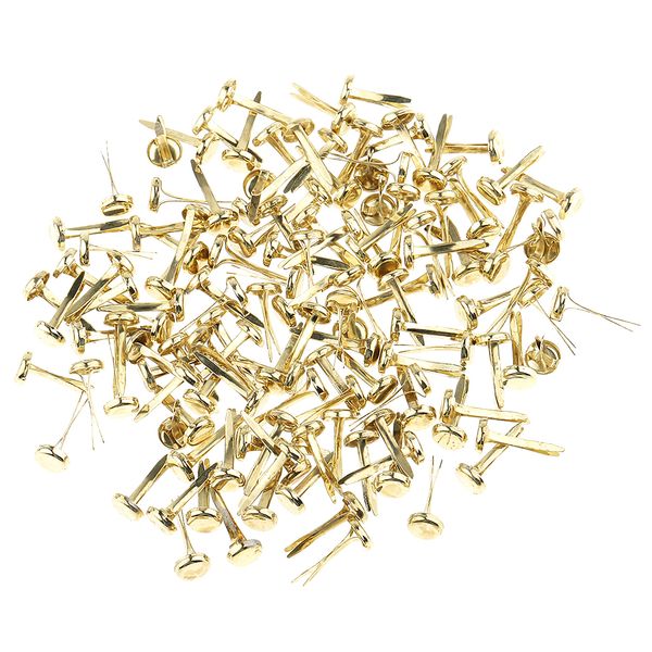 200 pieces mini gold iron brad paper fasteners for scrapbooking embellishment paper craft 8mm
200 pieces mini gold iron brad paper fasteners for scrapbooking embellishment paper craft 8mm