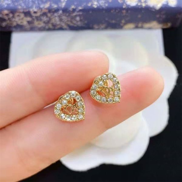 love full brilliant diamonds earrings for women fashion simple naked earrings, Silver
love full brilliant diamonds earrings for women fashion simple naked earrings, Silver