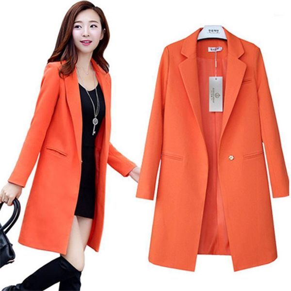 2020 women blazers jackets korean spring autumn solid long blazer & suits female casual plus size 3xl ladies office coat1, White;black 
2020 women blazers jackets korean spring autumn solid long blazer & suits female casual plus size 3xl ladies office coat1, White;black