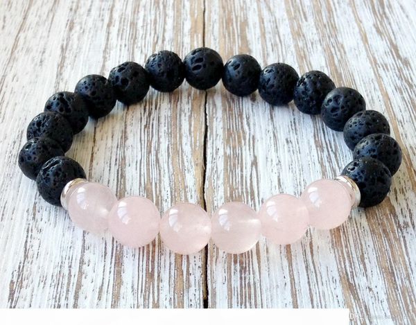 sn1061 rose quartz lava yoga bracelet healing crystals wrist mala beads chakra jewelry natural stone womens yoga bracelet, Black
sn1061 rose quartz lava yoga bracelet healing crystals wrist mala beads chakra jewelry natural stone womens yoga bracelet, Black