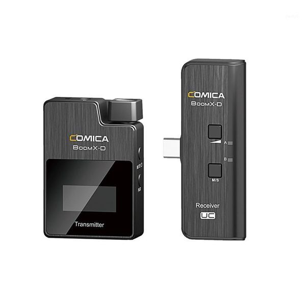 microphones comica boomx-d uc1 2.4g digital wireless microphone system lavalier lapel mic for type-c ports smartphone(global frequency)
microphones comica boomx-d uc1 2.4g digital wireless microphone system lavalier lapel mic for type-c ports smartphone(global frequency)
