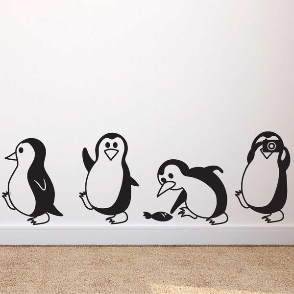 cute penguin wall sticker home decor children's room living room background decoration mural art decals animal stickers dhl free
cute penguin wall sticker home decor children's room living room background decoration mural art decals animal stickers dhl free