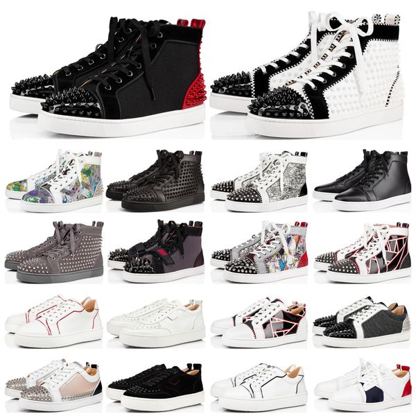 new red bottoms men women studded spikes shoes black white glitter grey multicolour leather suede mens casual shoe sneakers
new red bottoms men women studded spikes shoes black white glitter grey multicolour leather suede mens casual shoe sneakers