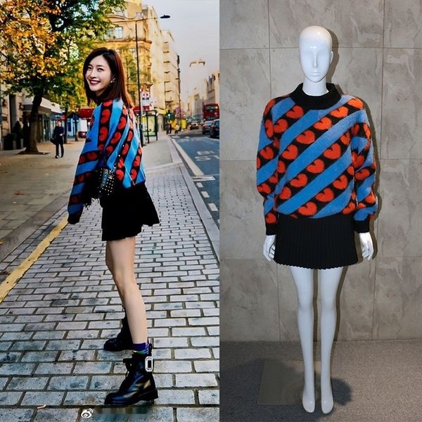 0ivfr new jiangshuying star's same blue pleated skirt knitwear heart stripe matching color pleated and sweaterknitwear skirt set ki0sq, Gray
0ivfr new jiangshuying star's same blue pleated skirt knitwear heart stripe matching color pleated and sweaterknitwear skirt set ki0sq, Gray