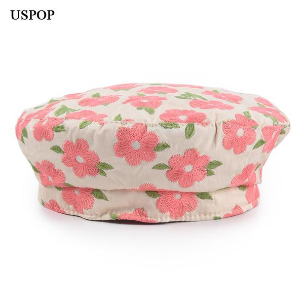 berets uspop spring summer hats women flower embroidery beret korean fashion female, Blue;gray
berets uspop spring summer hats women flower embroidery beret korean fashion female, Blue;gray