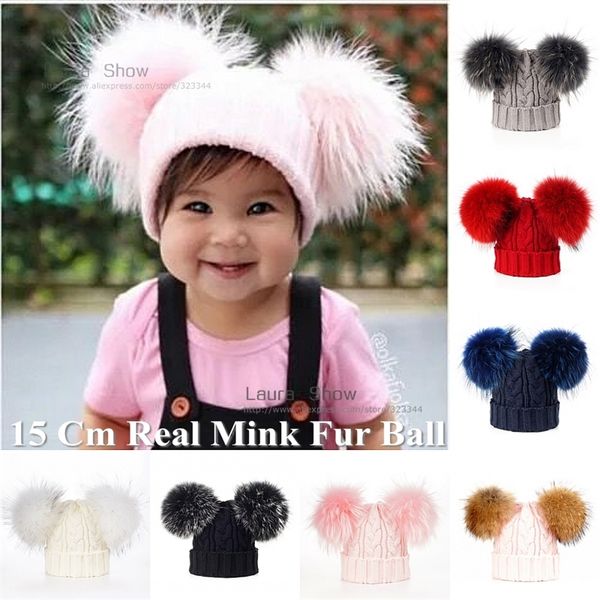 laurashow baby winter real mink fur ball beanie knit hat kids warm raccoon fur pom poms skullies beanies wool cap y201024, Blue;gray
laurashow baby winter real mink fur ball beanie knit hat kids warm raccoon fur pom poms skullies beanies wool cap y201024, Blue;gray