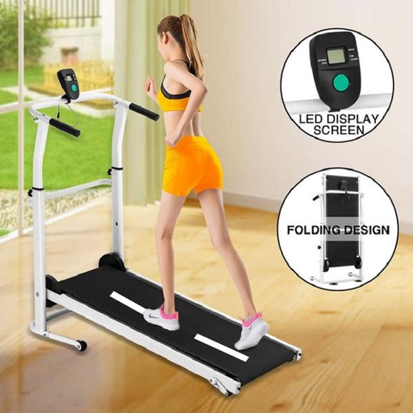 areyourshop fitness folding manual treadmill working machine cardio fitness exercise incline home sporting goods accessories parts 
areyourshop fitness folding manual treadmill working machine cardio fitness exercise incline home sporting goods accessories parts