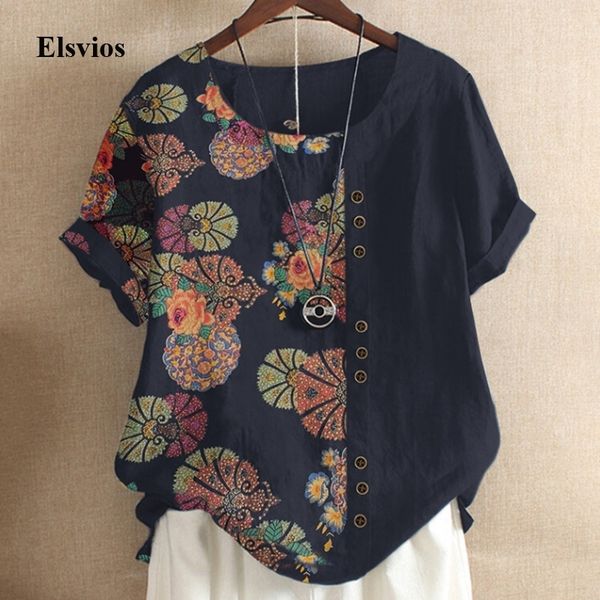 casual women cotton line shirt casual summer short sleeve blusa elegant o-neck button pullover shirt blouse streetwear y200622, White
casual women cotton line shirt casual summer short sleeve blusa elegant o-neck button pullover shirt blouse streetwear y200622, White