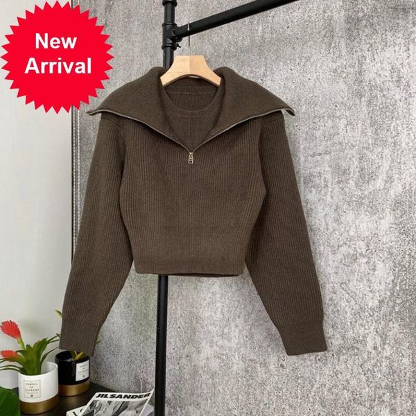 2021 new fake elegant autumn two-piece turn-down collar rib pulley knitted lapel short female sweater sleeve kcep, White;black
2021 new fake elegant autumn two-piece turn-down collar rib pulley knitted lapel short female sweater sleeve kcep, White;black