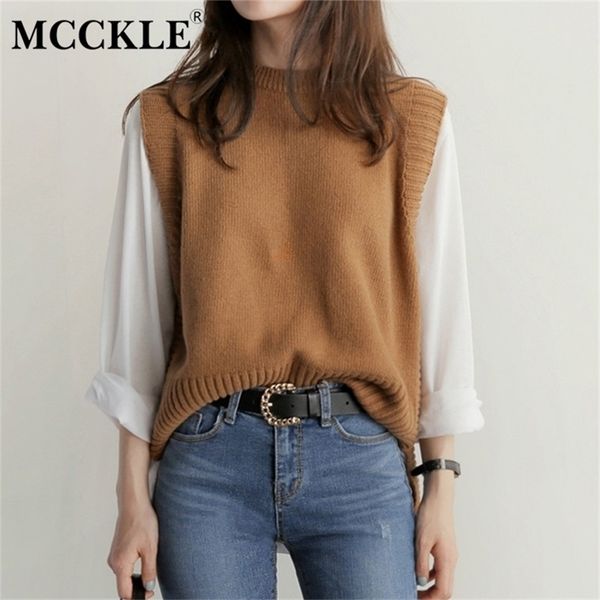 women's knitted o-neck sleeveless vest solid wool split sweater women spring autumn fashion casual loose sweaters waistcoat y201128, White;black
women's knitted o-neck sleeveless vest solid wool split sweater women spring autumn fashion casual loose sweaters waistcoat y201128, White;black