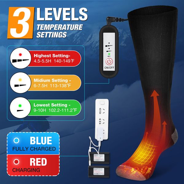 electric heating socks rechargeable battery powered winter warm outdoor skiing cycling socks thicken super soft thermal socksperfections
electric heating socks rechargeable battery powered winter warm outdoor skiing cycling socks thicken super soft thermal socksperfections