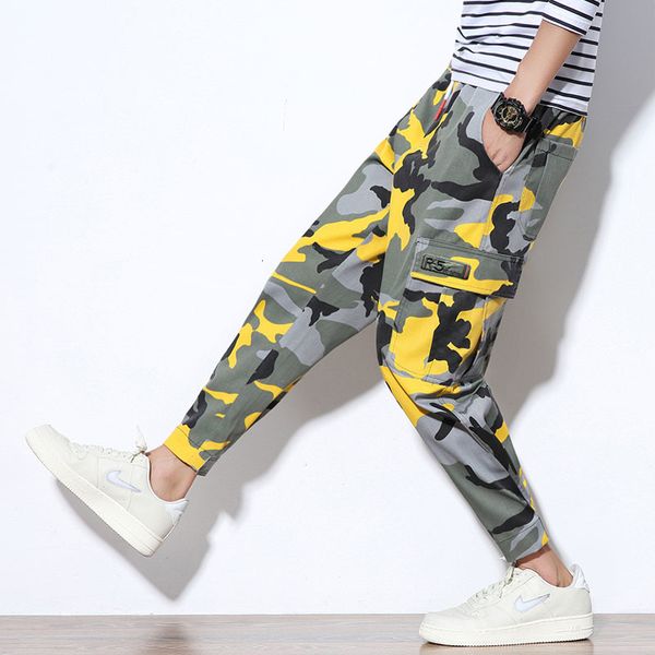 pants hip hop patchwork camouflage military cargo trouser casual cotton multi pockets pant streetwear, Black
pants hip hop patchwork camouflage military cargo trouser casual cotton multi pockets pant streetwear, Black