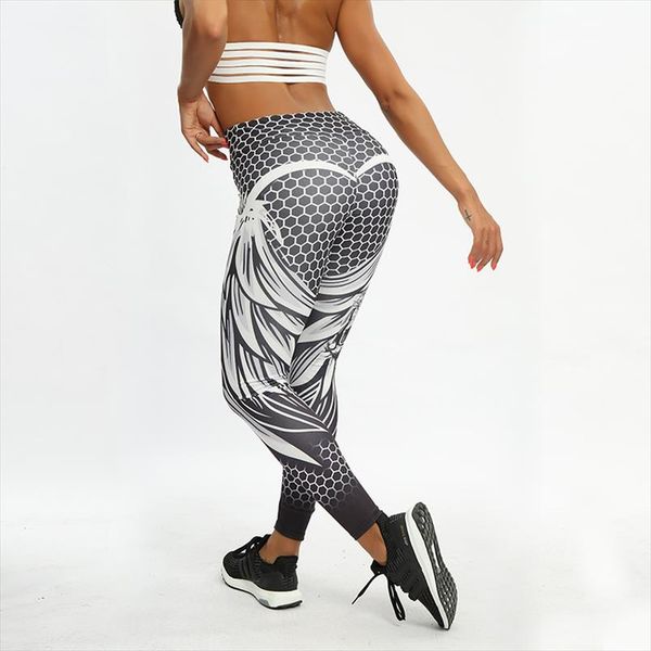 women fitness leggings high waist solid color polyester wings honeycomb skull female legging fashion print leggings, Black
women fitness leggings high waist solid color polyester wings honeycomb skull female legging fashion print leggings, Black