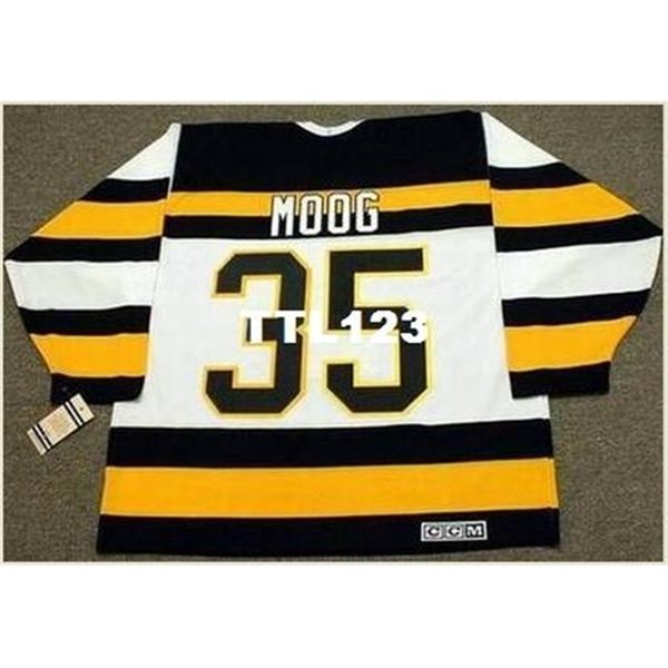 421s #35 andy moog boston bruins 1992 ccm vintage retro home hockey jersey or custom any name or number retro jersey, Black
421s #35 andy moog boston bruins 1992 ccm vintage retro home hockey jersey or custom any name or number retro jersey, Black