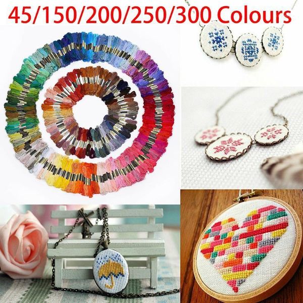 1 set colourful cross stitch thread 45 150 200 250 300 coloured egyptian cotton embroidery cross stitch thread floss1, Black;white
1 set colourful cross stitch thread 45 150 200 250 300 coloured egyptian cotton embroidery cross stitch thread floss1, Black;white