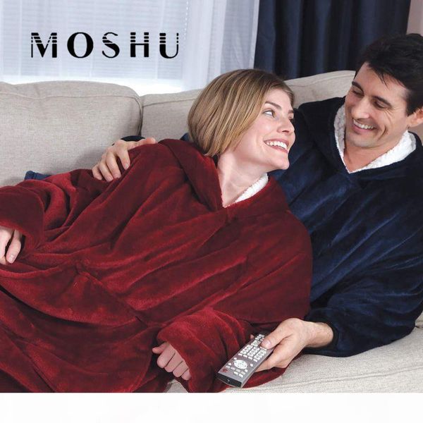 women blanket sweatshirt robe winter hoodies outdoor hooded coats warm comfy hooded soft bathrobe fleece blanket sudadera mujer1, Black
women blanket sweatshirt robe winter hoodies outdoor hooded coats warm comfy hooded soft bathrobe fleece blanket sudadera mujer1, Black