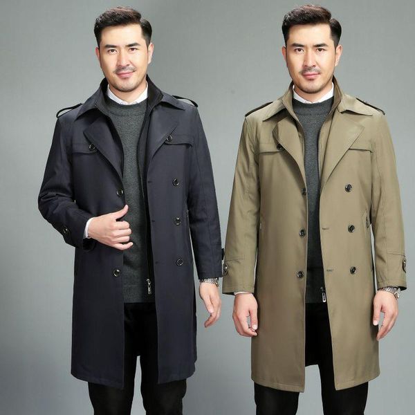 men's trench coats had winter coat of cultivate morality man with thick long knee can remove bladder british wind handsome men, Tan;black
men's trench coats had winter coat of cultivate morality man with thick long knee can remove bladder british wind handsome men, Tan;black