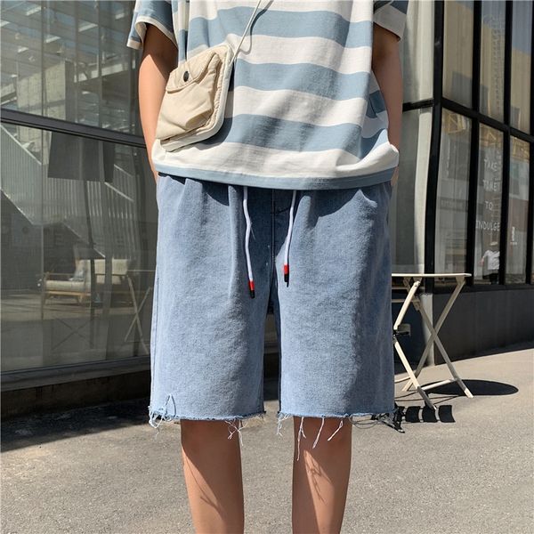 mfnef denim men's tube straight loose woolen hem capris summer trend fashion br ins boys pants and shorts shorts pants shorts5-point an, Blue
mfnef denim men's tube straight loose woolen hem capris summer trend fashion br ins boys pants and shorts shorts pants shorts5-point an, Blue