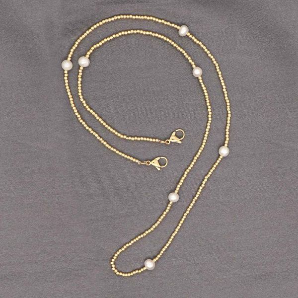 go2boho chain for mask lanyard women jewelry natural pearl sunglasses straps necklace 2020 trendy female golden bead necklaces, Golden;silver
go2boho chain for mask lanyard women jewelry natural pearl sunglasses straps necklace 2020 trendy female golden bead necklaces, Golden;silver