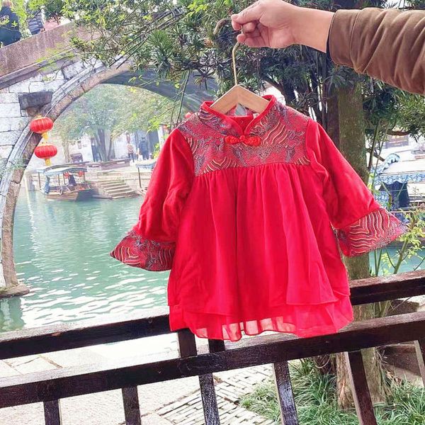 hanfu girl's catch week one year old new year's tang thickened nubao princs winter drs, Red;yellow
hanfu girl's catch week one year old new year's tang thickened nubao princs winter drs, Red;yellow