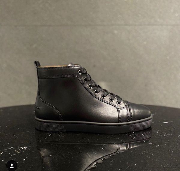 nice quality men women shoes red bottom sneakers genuine leather blue velvet fishnet glitter high trainers footwear 35-47 discount, Black
nice quality men women shoes red bottom sneakers genuine leather blue velvet fishnet glitter high trainers footwear 35-47 discount, Black