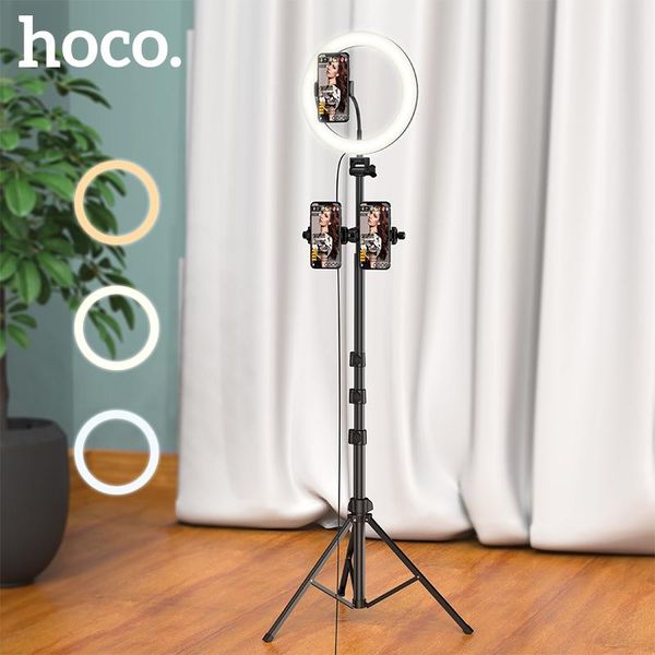 hoco 12inch led selfie ring light with stand 3 phone holder tripods 3 colors lighting for youtube live stream video pgraphy
hoco 12inch led selfie ring light with stand 3 phone holder tripods 3 colors lighting for youtube live stream video pgraphy