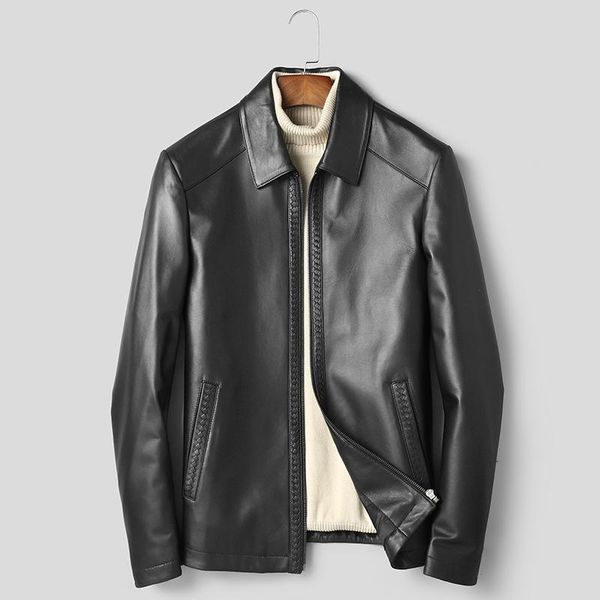 men's leather & faux genuine jacket men clothes 2021 mens sheepskin coats motorcycle jackets 4xl chaqueta p-ob18612 zl985, Black
men's leather & faux genuine jacket men clothes 2021 mens sheepskin coats motorcycle jackets 4xl chaqueta p-ob18612 zl985, Black