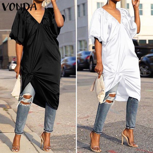vonda fashion long blouse plus size casual half lantern sleeve party bohemian tunic asymmetrical shirts 5xl blusas1, White
vonda fashion long blouse plus size casual half lantern sleeve party bohemian tunic asymmetrical shirts 5xl blusas1, White