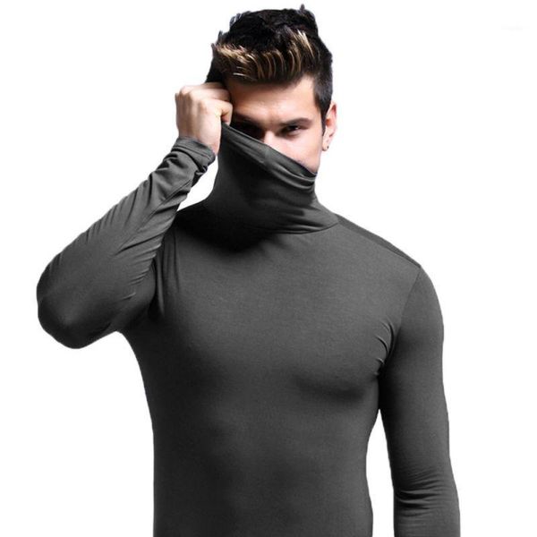 autumn winter bottoming t-shirtmen modal fabric thermal underwear long sleeve neck wrap elastic seamless warm clothes1, Black;brown
autumn winter bottoming t-shirtmen modal fabric thermal underwear long sleeve neck wrap elastic seamless warm clothes1, Black;brown
