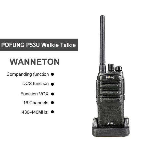 p53u mini walkie talkie gmrs 462.5625- 467.7250 mhz 16ch portable handheld transceiver interphone vox function two way radio
p53u mini walkie talkie gmrs 462.5625- 467.7250 mhz 16ch portable handheld transceiver interphone vox function two way radio