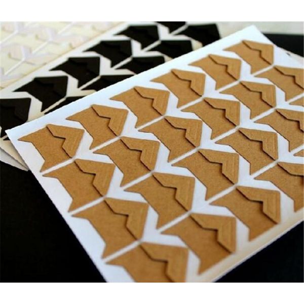24 corner/sheet diy vintage corner kraft paper stickers for p albums frame decora sqcewr toys2010
24 corner/sheet diy vintage corner kraft paper stickers for p albums frame decora sqcewr toys2010