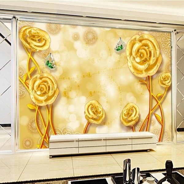 dropship custom mural golden rose relief flower jewelry mural background wall tv backdrop stereo wallpaper custom
dropship custom mural golden rose relief flower jewelry mural background wall tv backdrop stereo wallpaper custom