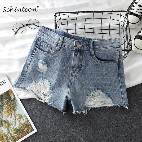 schinteon women denim shorts casual loose ripped hole light blue summer shorts plus size jeans size 26-40 new1, White;black
schinteon women denim shorts casual loose ripped hole light blue summer shorts plus size jeans size 26-40 new1, White;black