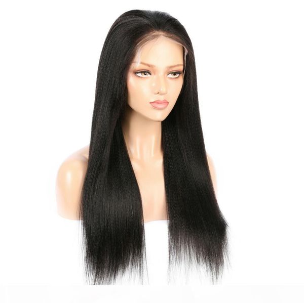 glueless full lace human hair wigs 13*6 lace frantal wig brazilian yaki straight hair wig for black women, Black;brown
glueless full lace human hair wigs 13*6 lace frantal wig brazilian yaki straight hair wig for black women, Black;brown