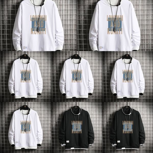 7ohct 2020 autumn color-inserted fake two-piece men's neck trendy brand round sweater men's sweater ecqam, Black
7ohct 2020 autumn color-inserted fake two-piece men's neck trendy brand round sweater men's sweater ecqam, Black