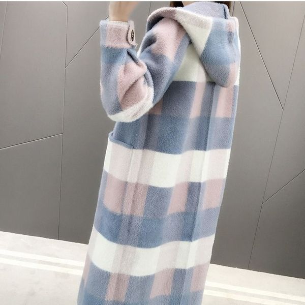 imitation mink velvet coats autumn and winter jacket loose large size long knit hooded coat female thickening jacketsx1020, Black
imitation mink velvet coats autumn and winter jacket loose large size long knit hooded coat female thickening jacketsx1020, Black