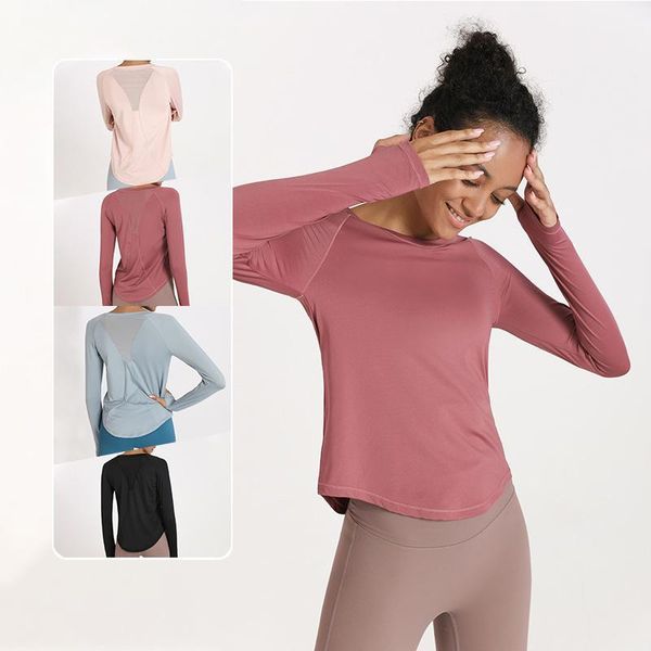outdoor t-shirts sports coat women's loose slimming yoga clothes quick-drying t-shirt running fitness long sleeve spring and autum, Gray;blue
outdoor t-shirts sports coat women's loose slimming yoga clothes quick-drying t-shirt running fitness long sleeve spring and autum, Gray;blue